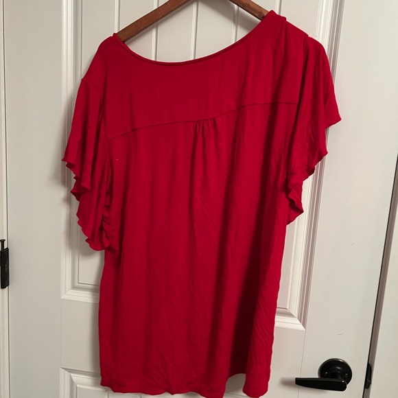 Red summer top - Picture 4 of 5